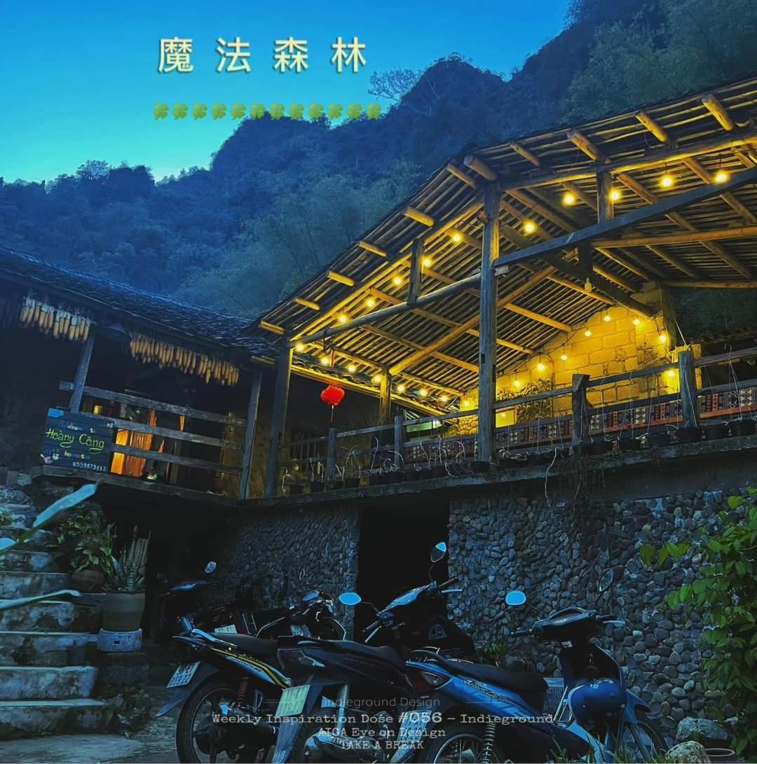 Hoàng Công Bản Giốc Homestay Cao Bang Exterior foto
