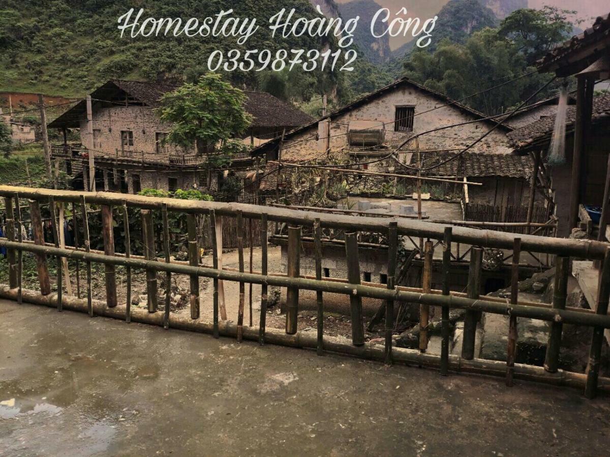 Hoàng Công Bản Giốc Homestay Cao Bang Exterior foto