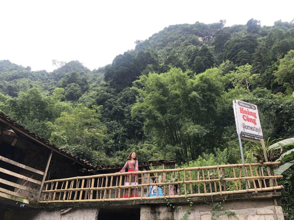 Hoàng Công Bản Giốc Homestay Cao Bang Exterior foto