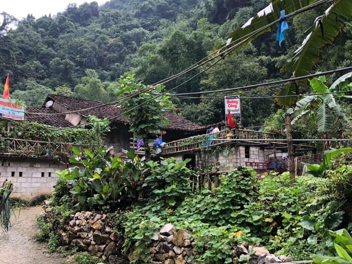 Hoàng Công Bản Giốc Homestay Cao Bang Exterior foto